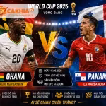 Soi Kèo Bóng Đá Ghana vs Panama, 06h00 Ngày 18/6/2026
